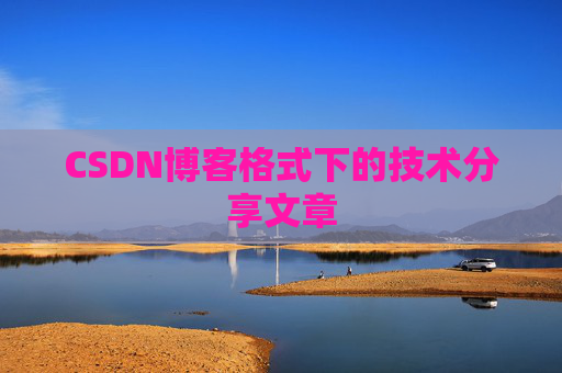 CSDN博客格式下的技术分享文章